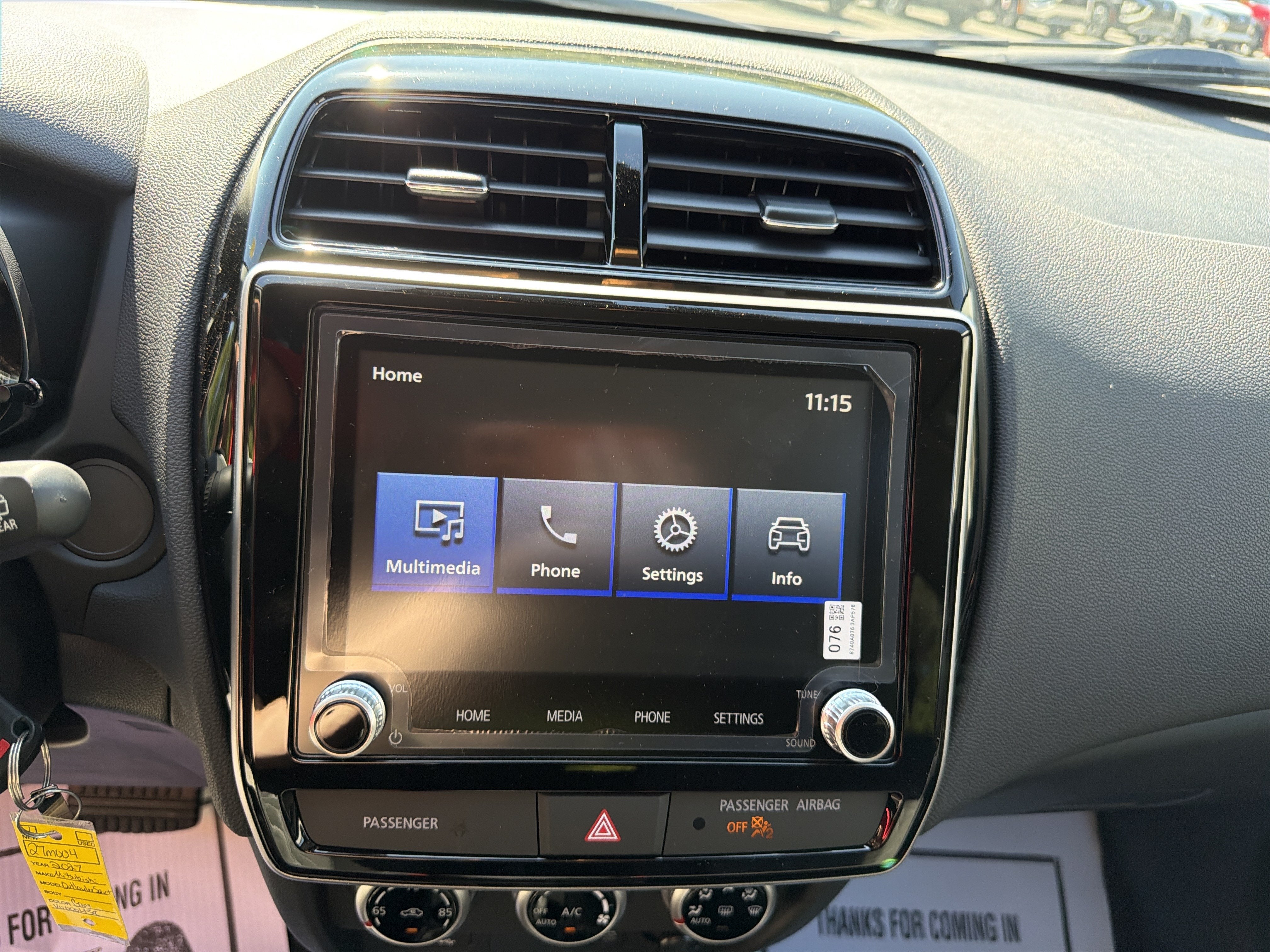 2027 Mitsubishi Outlander Sport ES